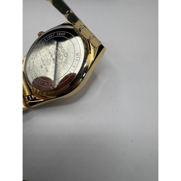 Casio Mtp-B145Gc-9A Men Watch Gold-Tone Champagne Dial Date Jubilee Gold main image 7
